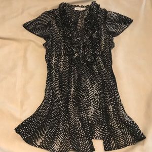 Black womens shirt( NWOT)